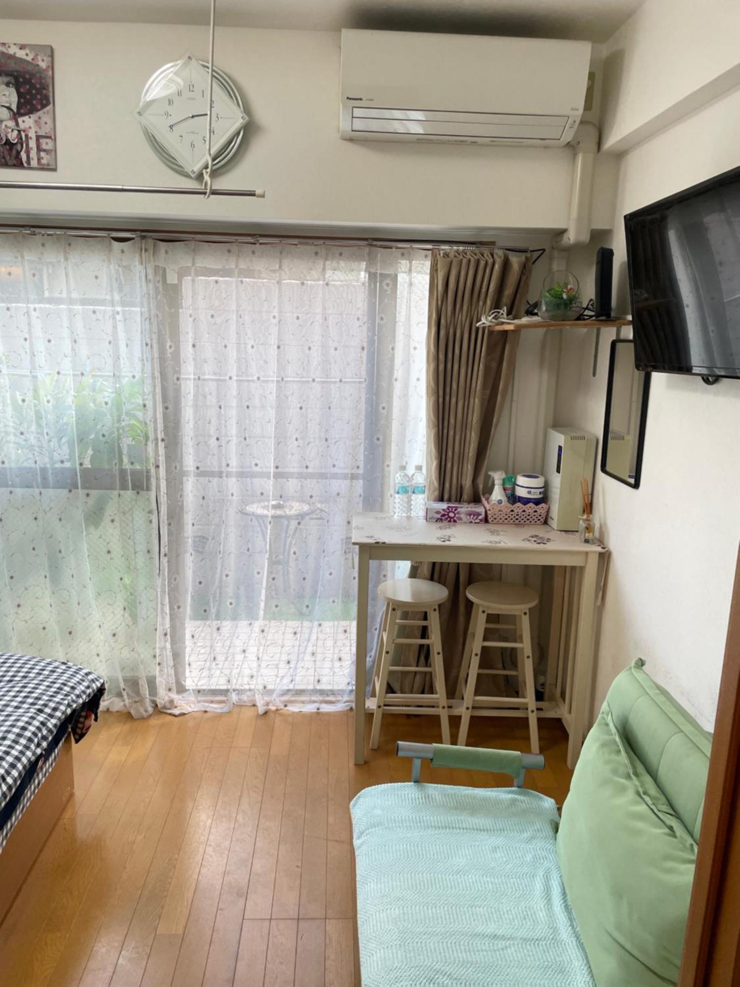 桜宿28 Square Meter King Size Bed With Sofa Bed, Garden Room Präfektur Tokio Exterior foto